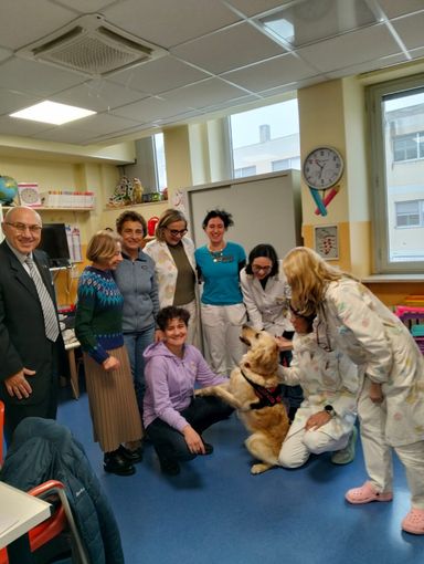 Al via il progetto di Pet Therapy “Quattro zampe in pediatria”