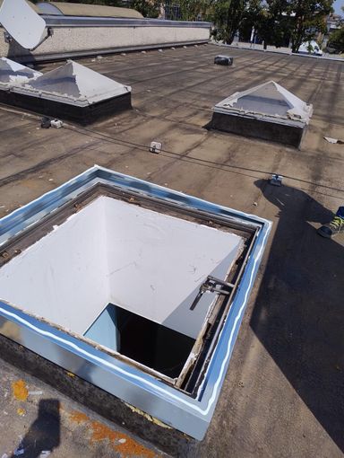 Manutenzione straordinaria sui Cupolotti dell'IIS Pascal di Romentino