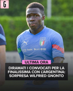 Il bavenese William Gnonto convocato in Nazionale a Wembley Il bavenese William Gnonto convocato in Nazionale a Wembley
