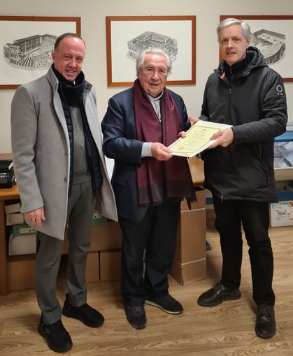 Insignito del "RUOLO VETERANI" della Filatelia Italiana