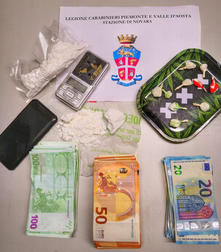 Novara, 23enne arrestato per spaccio