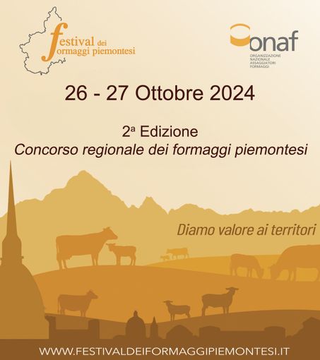 Prorogata la scadenza delle iscrizioni al concorso regionale dei Formaggi Piemontesi al 12 ottobre 2024 Prorogata la scadenza delle iscrizioni al concorso regionale dei Formaggi Piemontesi al 12 ottobre 2024
