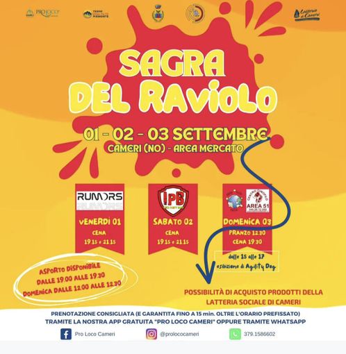 Torna a Cameri la "Sagra del Raviolo" Torna a Cameri la "Sagra del Raviolo"