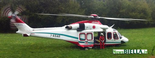 Scontro auto-moto a Pray, centauro trasportato a Novara con l'elisoccorso