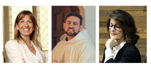 Nella foto da sinistra: Anna Chiara Invernizzi, Fra Marco Costa e Danila Finzi Nella foto da sinistra: Anna Chiara Invernizzi, Fra Marco Costa e Danila Finzi