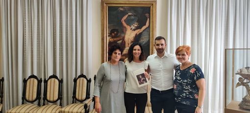 L'assessore Chiara Caucino in visita all'Istituto Santa Lucia