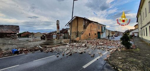 Devastazione nel vercellese, innumerevoli interventi in aiuto alla popolazione FOTO Devastazione nel vercellese, innumerevoli interventi in aiuto alla popolazione FOTO