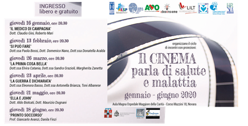 Progetto "Il cinema parla di salute - malattia": l'iniziativa ha lo scopo di sensibilizzare la cittadinanza sui problemi della salute attraverso l’utilizzo del cinema Progetto "Il cinema parla di salute - malattia": l'iniziativa ha lo scopo di sensibilizzare la cittadinanza sui problemi della salute attraverso l’utilizzo del cinema