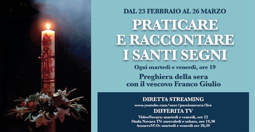 Parte con la Quaresima ‘I Santi Segni’, momenti di riflessioni e preghiera col Vescovo Brambilla Parte con la Quaresima ‘I Santi Segni’, momenti di riflessioni e preghiera col Vescovo Brambilla