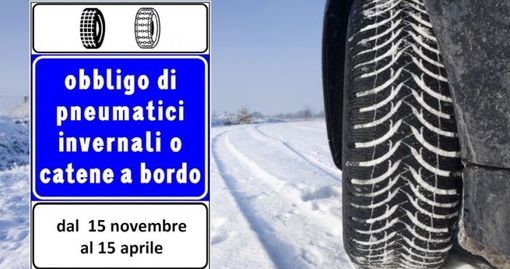 Obbligo di pneumatici invernali nel novarese: ecco i dettagli