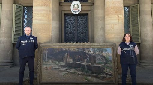 Dipinto rubato restituito dai carabinieri al propietario