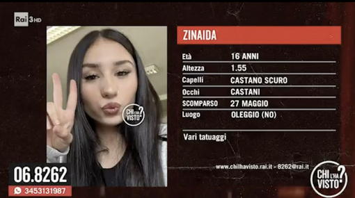 Oleggio: scomparsa da 20 giorni, la madre di Zinaida si rivolge a "Chi l'ha visto?" Oleggio: scomparsa da 20 giorni, la madre di Zinaida si rivolge a "Chi l'ha visto?"