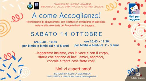 &quot;A come Accoglienza&quot; tante letture per i bambini