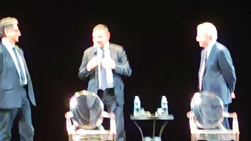 Nella foto da sx Mastroianni, il sindaco Canelli e Barbero