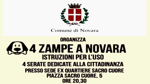 ''4 Zampe a Novara'': incontri per adozioni consapevoli ''4 Zampe a Novara'': incontri per adozioni consapevoli