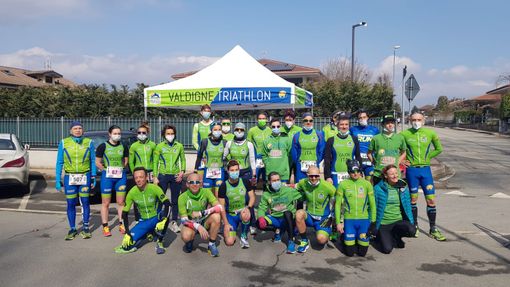 Forte partecipazione e ottimi risultati dei biellesi di Valdigne Traithlon nel Duathlon di Circuito Nazionale di Santena (TO)