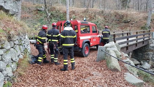 Bloccata sul Bocchetto Sessera, recuperata donna con il suo cane