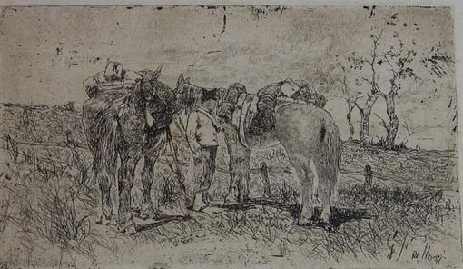 Giovanni Fattori in mostra alla Galleria Giannoni: il tema militare nelle opere grafiche dell'artista livornese
