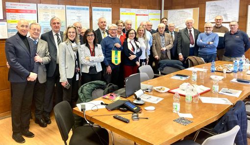 Il primo consiglio regionale dei maestri lavoro del Piemonte presso la raffineria Sarpom di Trecate