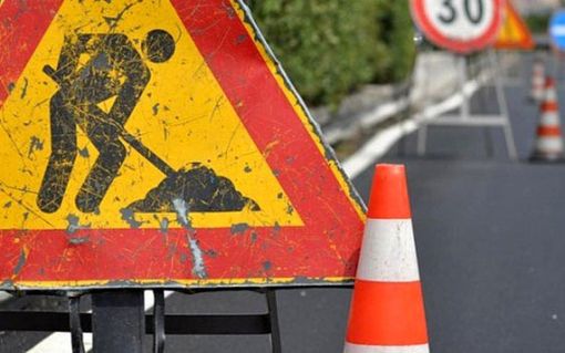 Inizio lavori di ripristino stradale a Garbagna Novarese in seguito alla realizzazione della rete di fibra ottica