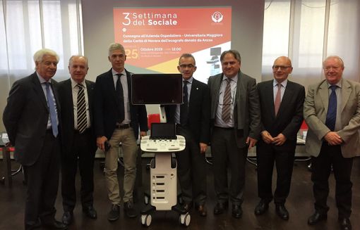 Ancos Confartigianato dona un ecografo all’Ospedale Maggiore della Carità di Novara. Sarà utilizzato nel Reparto di Medicina