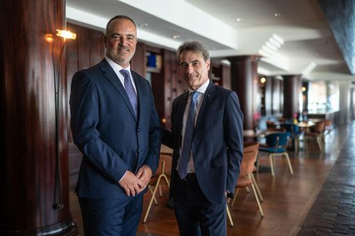 Nella foto da sinistra: Marco Pusceddu, vice presidente nazionale Fiaip e Fabrizio Segalerba Presidente Nazionale Fiaip