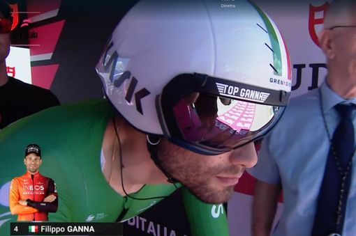Filippo Ganna è ancora il re delle cronometro: settimo titolo italiano con una prova da dominatore Filippo Ganna è ancora il re delle cronometro: settimo titolo italiano con una prova da dominatore