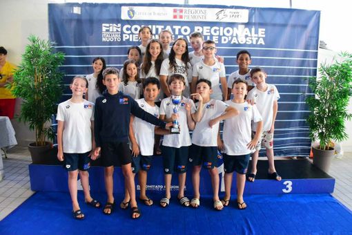 Libertas Nuoto Novara, terzo posto regionale da record per gli Esordienti B