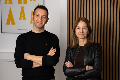 Nella foto: Andrea Pucci con Monica Barbaglia del Centro Santa Monica Nella foto: Andrea Pucci con Monica Barbaglia del Centro Santa Monica