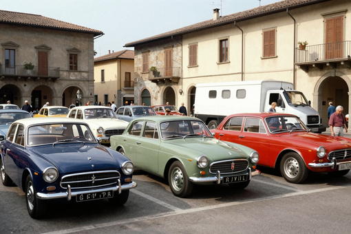 Auto e moto d'epoca protagoniste a Romagnano Sesia con lo storico raduno