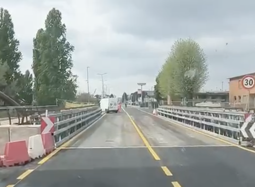 Riaperto il Ponte sul Terdoppio in Corso Trieste VIDEO