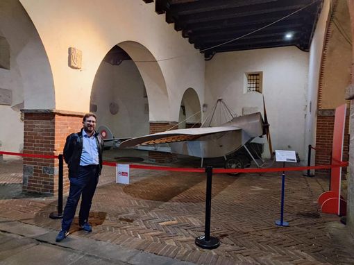 Andrea Crivelli in un viaggio culturale con gli studenti di Novara