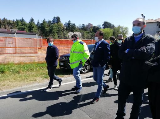 I vertici di Regione e Provincia hanno visitato Romagnano Sesia