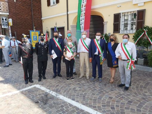 Commemorato il 77° anniversario dell'eccidio a Borgoticino Commemorato il 77° anniversario dell'eccidio a Borgoticino