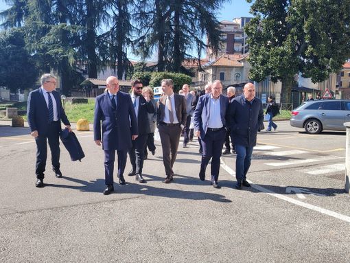 Federico Riboldi visita l'Ospedale Santissima Trinità di Borgomanero Federico Riboldi visita l'Ospedale Santissima Trinità di Borgomanero