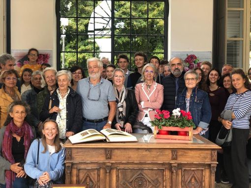 Visita ufficiale della famiglia Cicogna alla storica villa trecatese