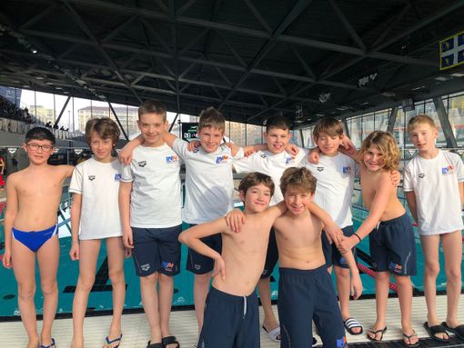 Due podi per gli “Esordienti B” della Libertas Nuoto Novara nella 4° tappa del “Gran prix” di Torino