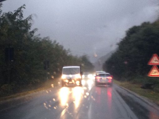 Maltempo, nubifragio nella bassa novarese, chiusa la regionale della Lomellina Maltempo, nubifragio nella bassa novarese, chiusa la regionale della Lomellina