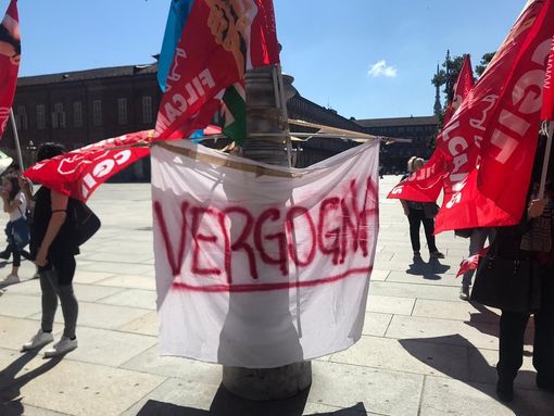 Gli addetti alle pulizie degli ospedali sul piede di guerra: &quot;Dimenticati anche durante il Covid&quot; [FOTO E VIDEO]