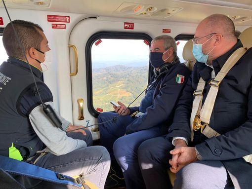 Alluvione, concluso il sopralluogo in Piemonte del capo della protezione civile Borrelli