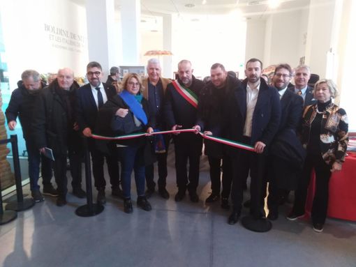 Consiglieri Vicenzi e Crivelli alla cerimonia di inaugurazione della mostra &quot;Conoscere per Ricordare&quot;