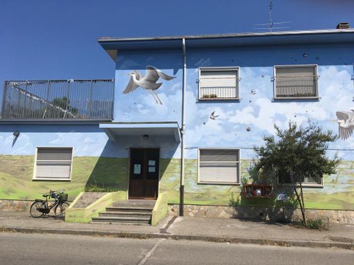 Inaugurato questa mattina il murale realizzato dall'artista Matteo Capobianco sulla facciata del Centro per le famiglie
