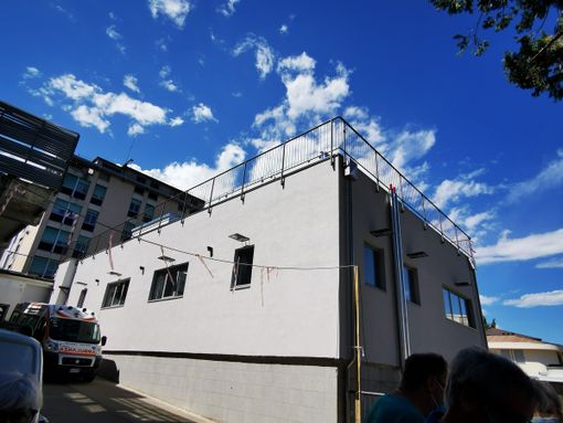 Il presidente di Asl Novara ha visitato il cantiere all’ospedale di Borgomanero