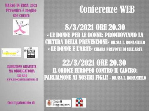 Partirà l'otto marzo il 'Mese della Donna' dell'Associazione Mimosa di Borgomanero