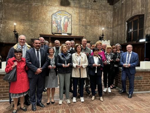 Celebrazione dei pensionamenti al Broletto di Novara Celebrazione dei pensionamenti al Broletto di Novara