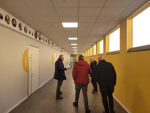 Sopralluogo ad Aosta in vista dell’ampliamento del complesso di via Moro a Borgomanero