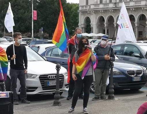 Anche a Novara in piazza per il DDL Zan FOTO