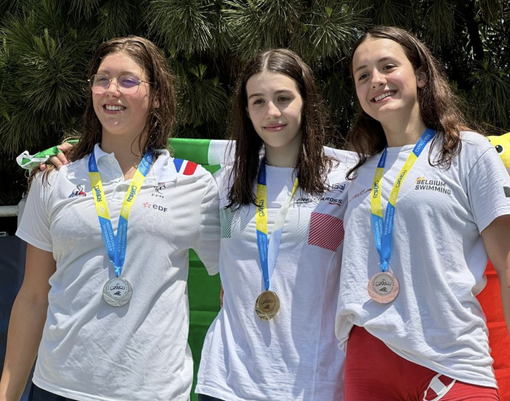 Angelica Piacentini (Libertas Nuoto Novara) campionessa europea nei 100 stile libero “ragazze”