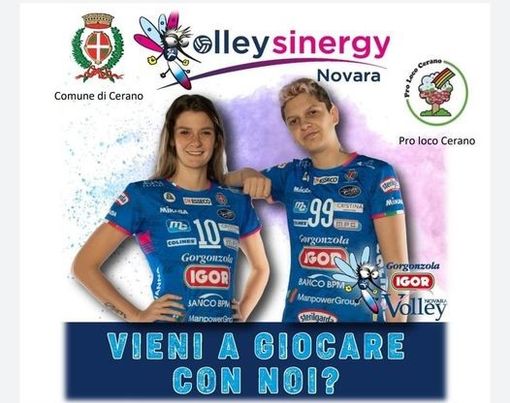 Cerano presenta l’attività di Minivolley con la Igor Volley “Sinergy”