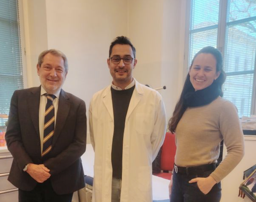 Nella foto, da sinistra: il dott. Gianni Valzer, il dott. Cannici (Medico di Medicina Generale) e la dott.ssa Tamara Harpaz Nella foto, da sinistra: il dott. Gianni Valzer, il dott. Cannici (Medico di Medicina Generale) e la dott.ssa Tamara Harpaz